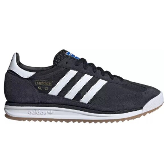 NEW ADIDAS ORIGINALS SL 72 RS Sneakers M12 JI1282 Black/White - Picture 1 of 5